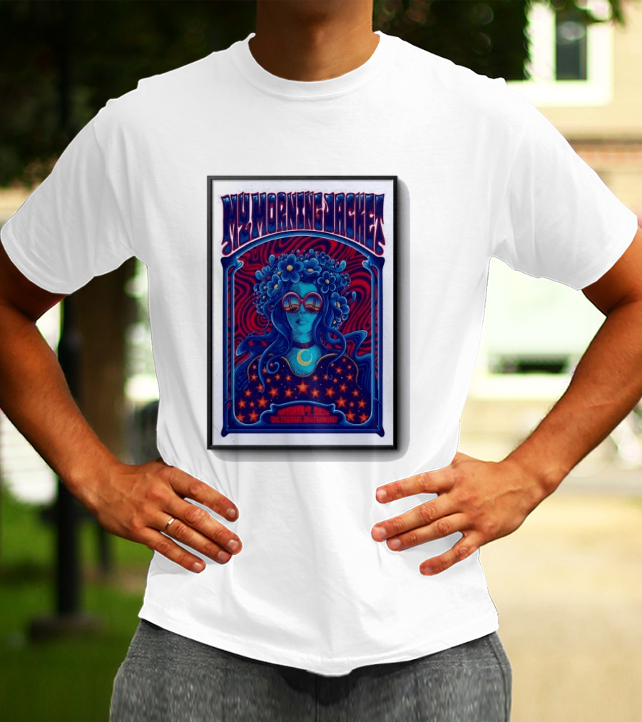 My Morning Jacket San Francisco October 9 2026 Psychedelic Floral Woman T-Shirt