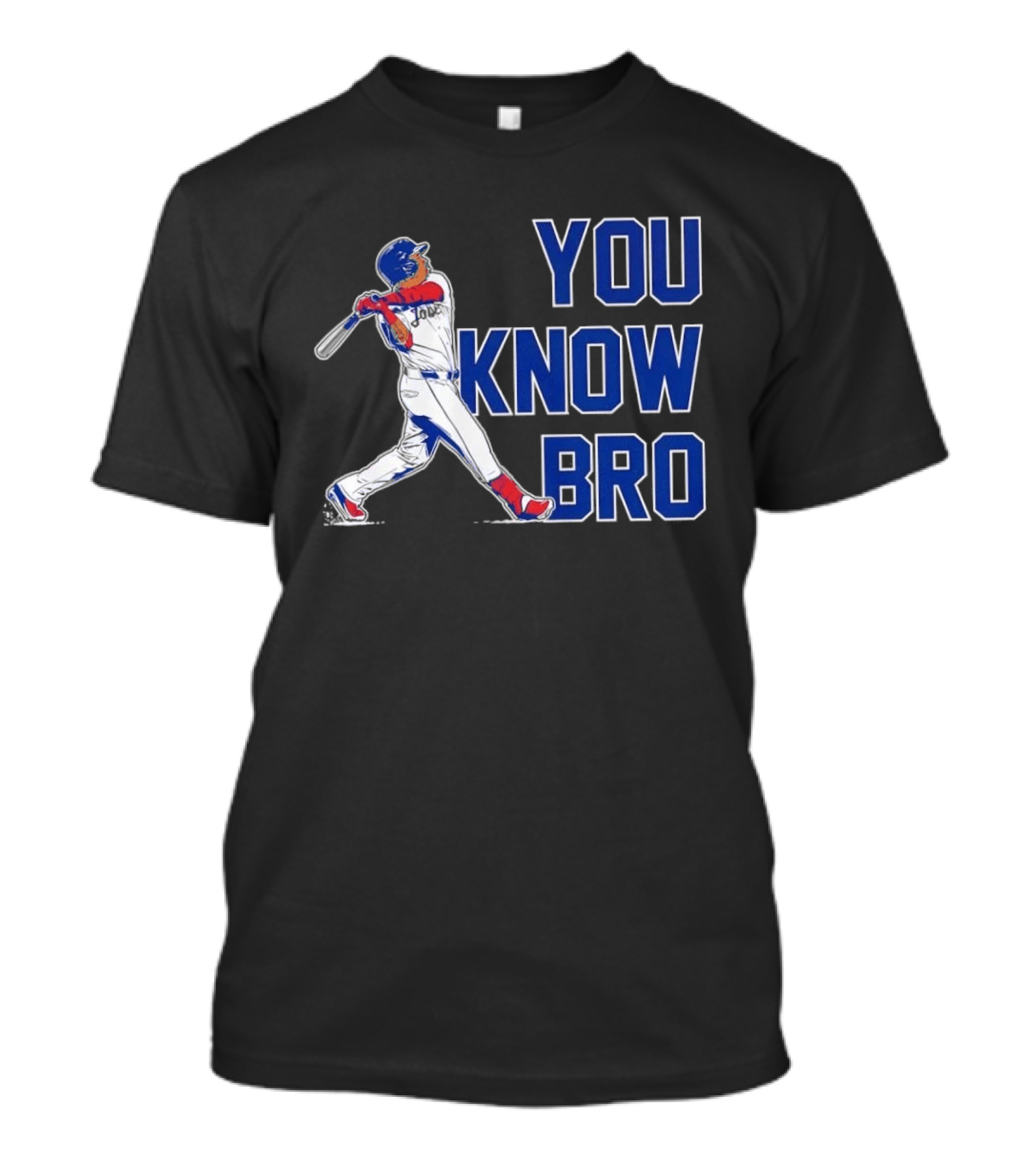 Cleveland Guardians Jose Ramirez You Know Bro Swing Baseball T-Shirt