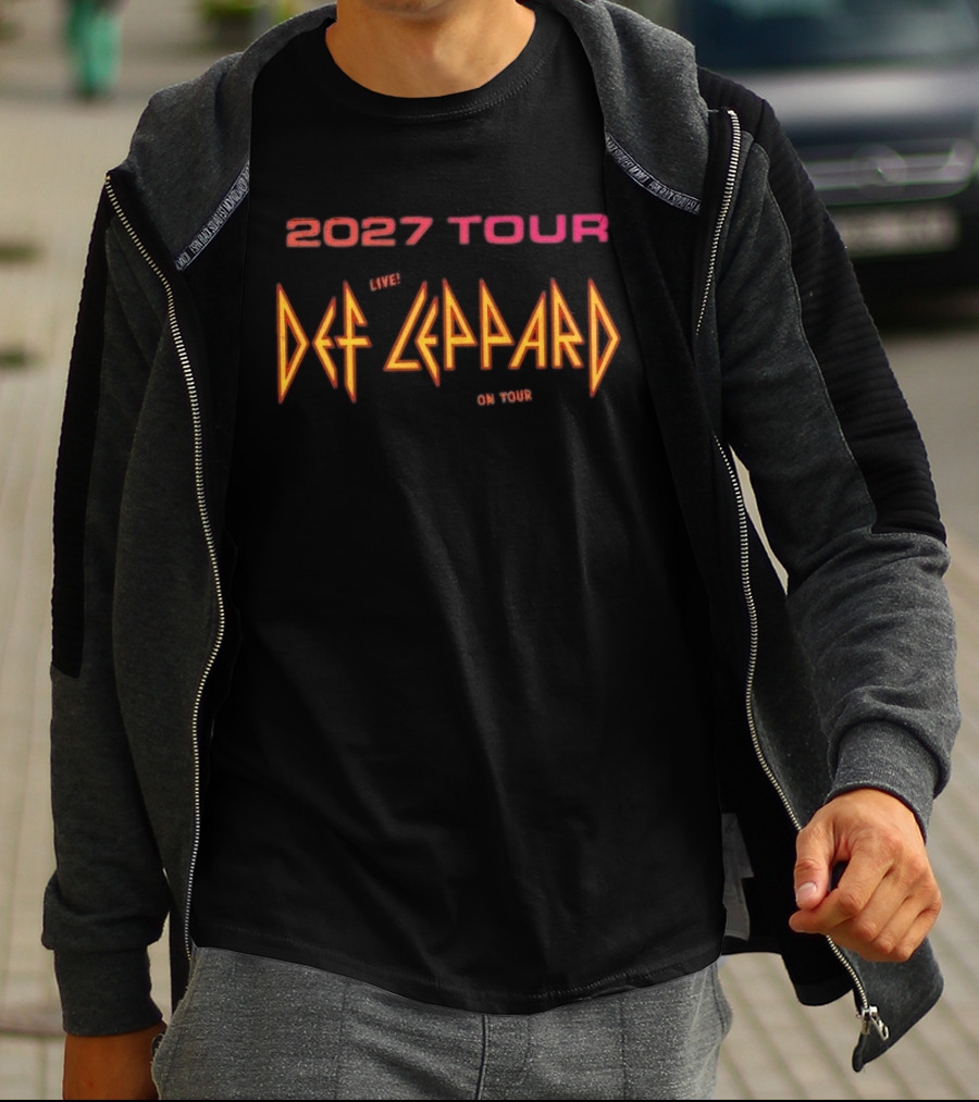 Live Def Leppard 2027 Tour Schedule Dates With Goo Goo Dolls And The Struts T-Shirt