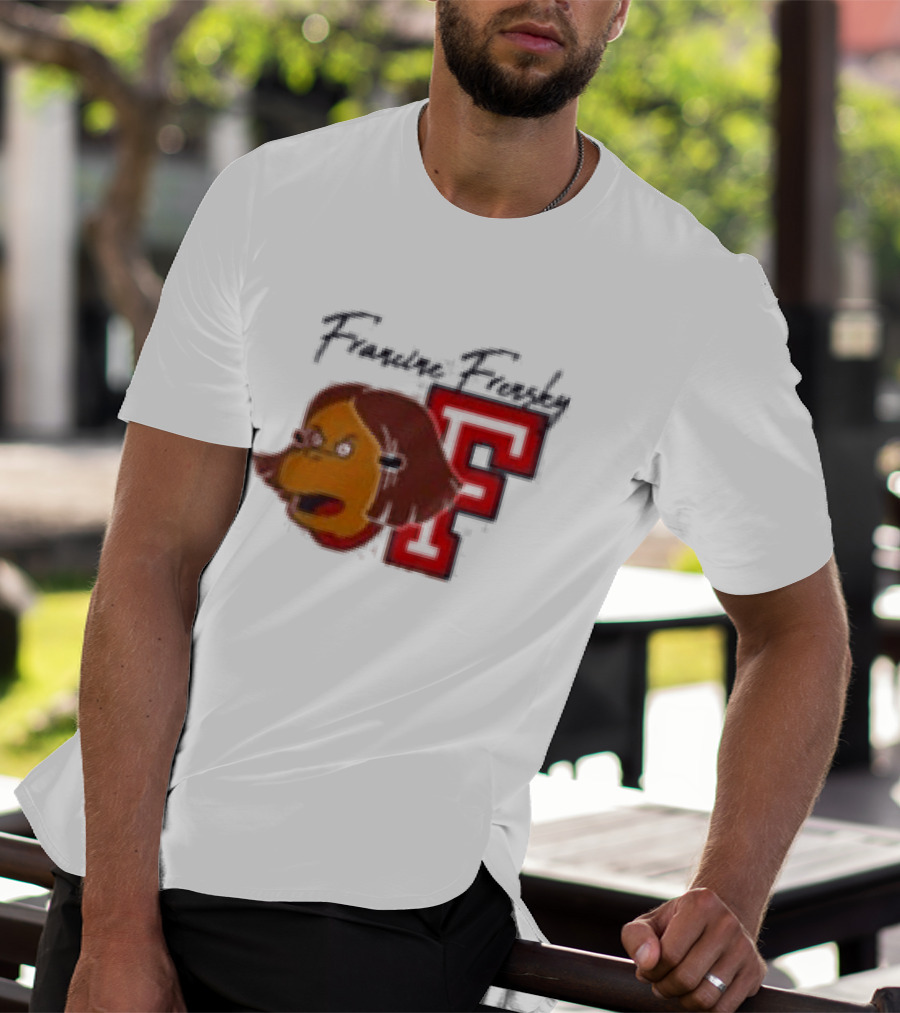 Francine Frensky F Arthur Cartoon Character Face Animation T-Shirt
