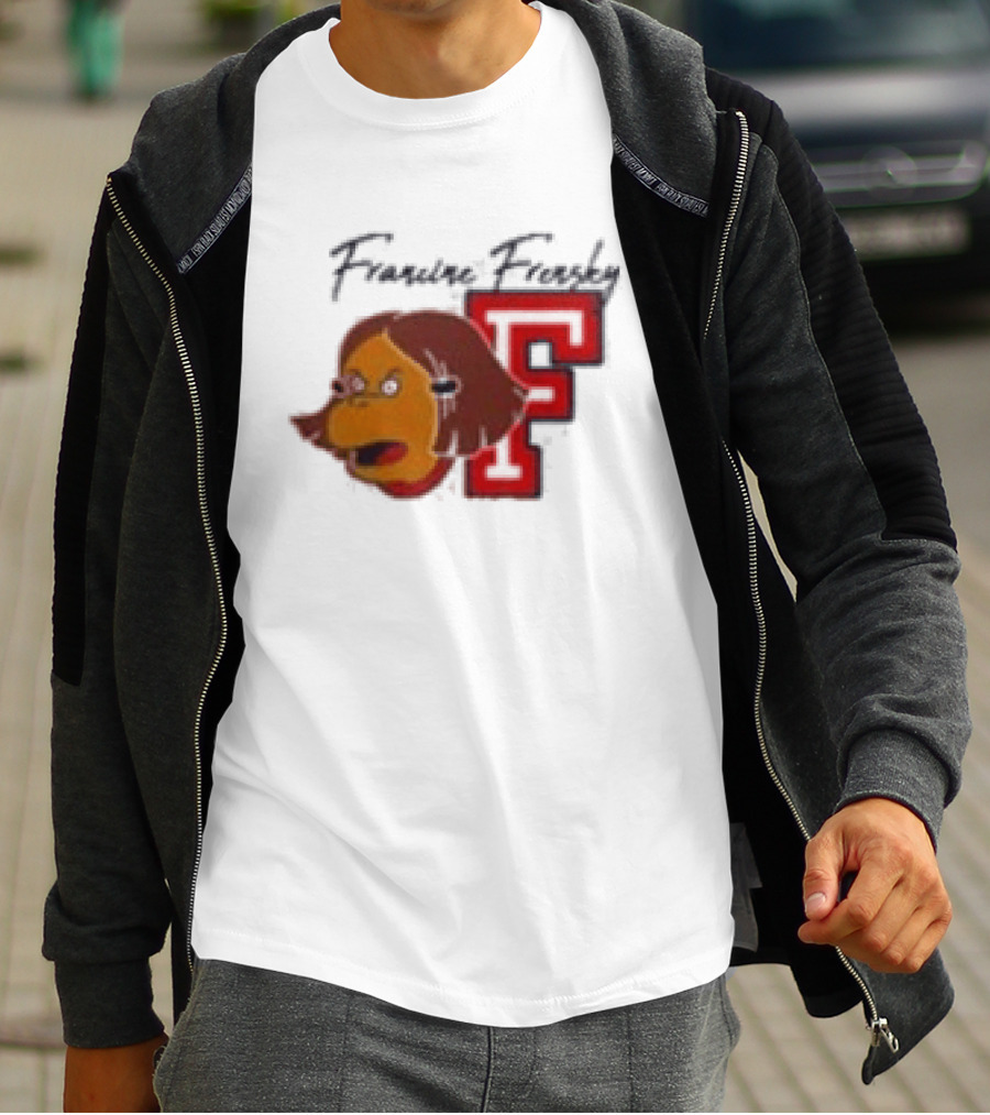 Francine Frensky F Arthur Cartoon Character Face Animation T-Shirt