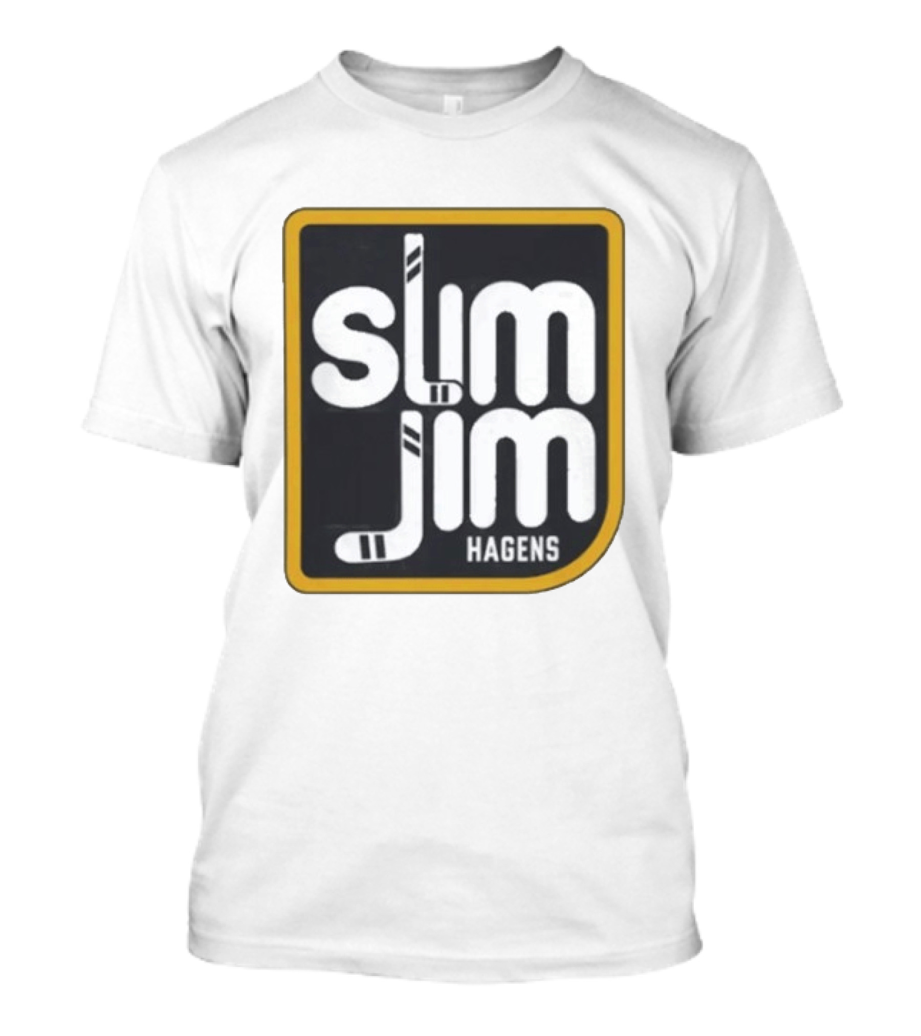 Hagens Slim Jim Hockey Stick Visual T-Shirt
