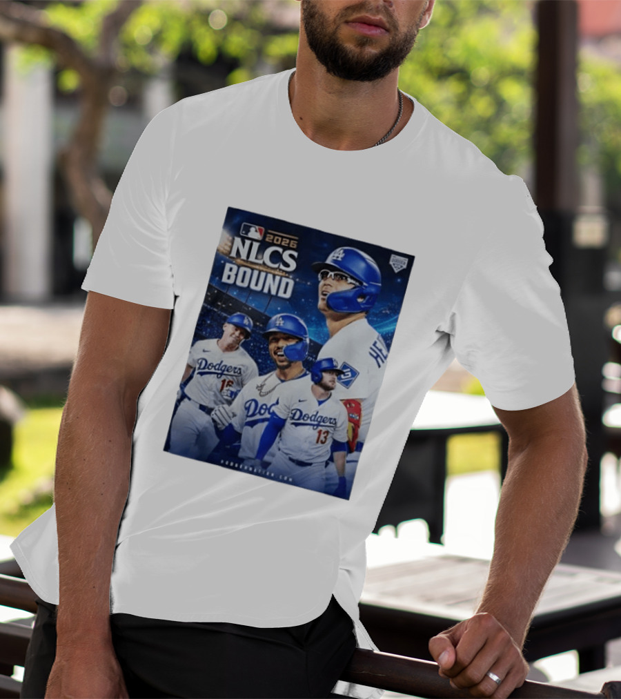 MLB 2026 NLCS Bound Los Angeles Dodgers Baseball Players T-Shirt