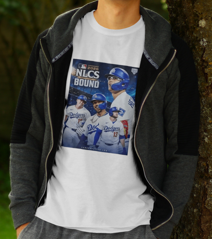 MLB 2026 NLCS Bound Los Angeles Dodgers Baseball Players T-Shirt