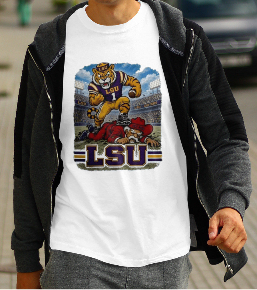LSU Tigers Victory Over Ole Miss Rebels 2026 Football Rivalry T-Shirt