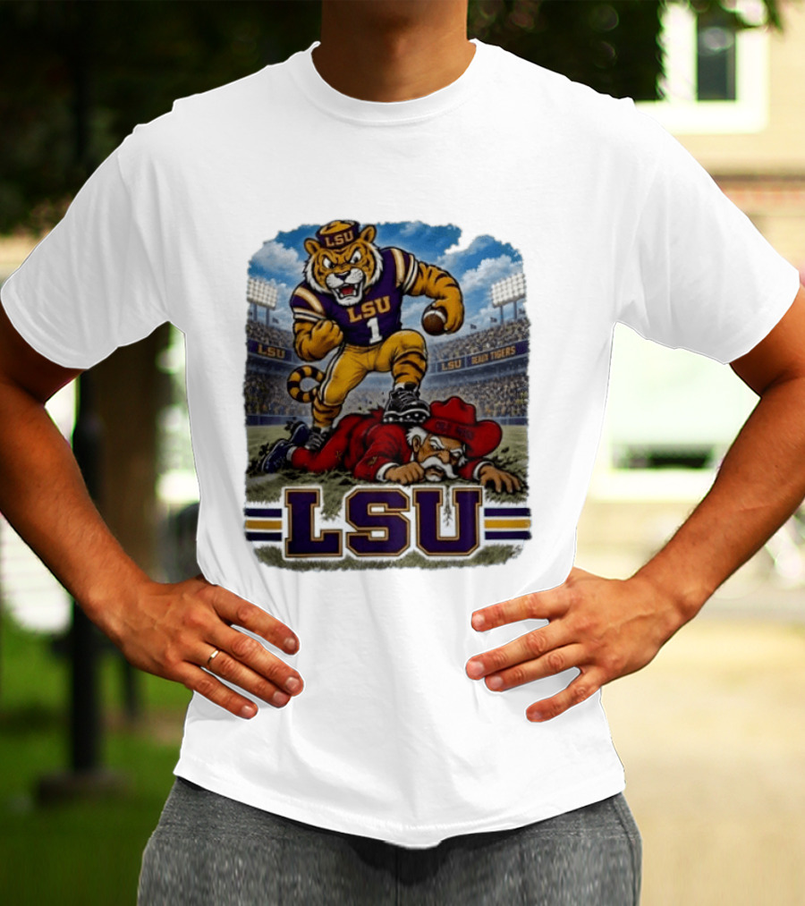 LSU Tigers Victory Over Ole Miss Rebels 2026 Football Rivalry T-Shirt