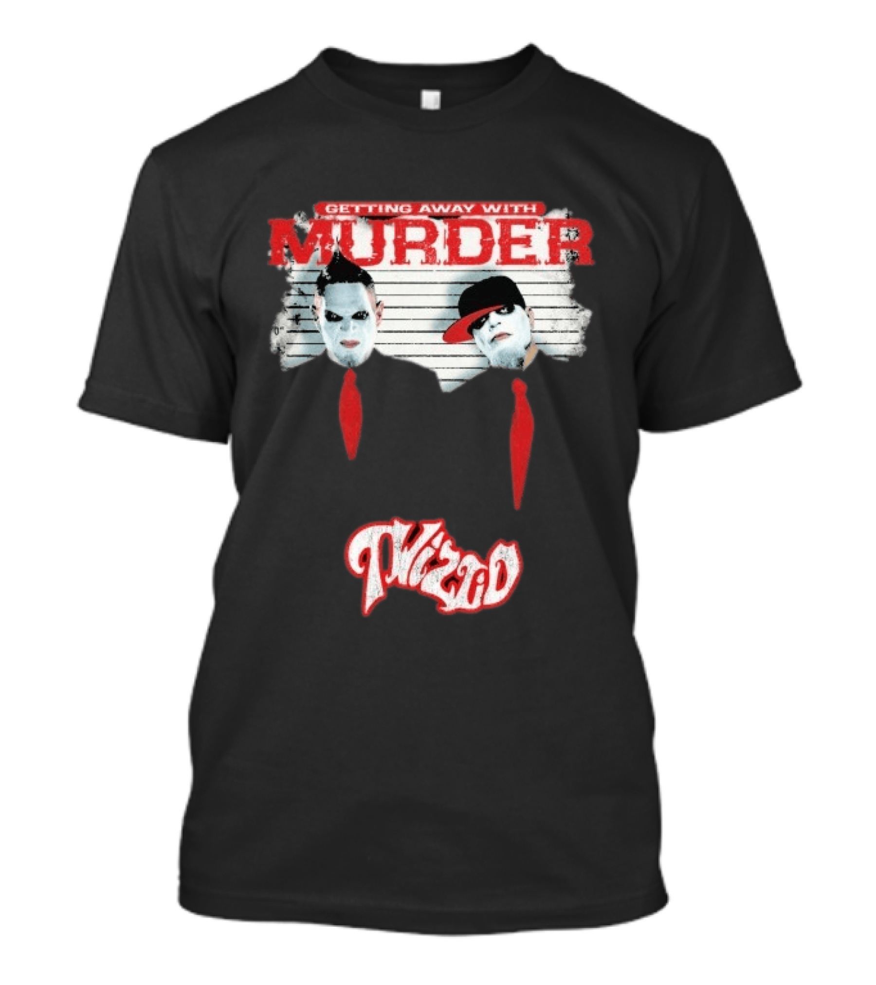 Twiztid Getting Away With Murder Face Paint Horror Music Duo T-Shirt