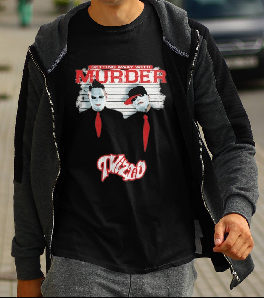 Twiztid Getting Away With Murder Face Paint Horror Music Duo T-Shirt