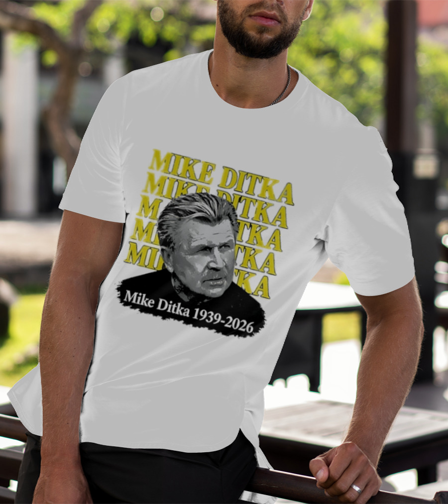 Mike Ditka Da Coach Chicago Bears 1939 2023 In Loving Memory T-Shirt
