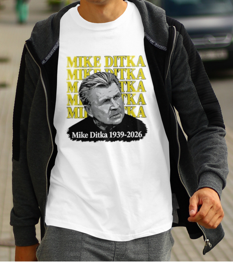 Mike Ditka Da Coach Chicago Bears 1939 2023 In Loving Memory T-Shirt