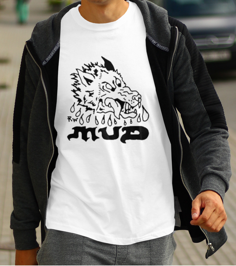 Remi Wolf Mud Rw Wolf Head Liquid Drips T-Shirt