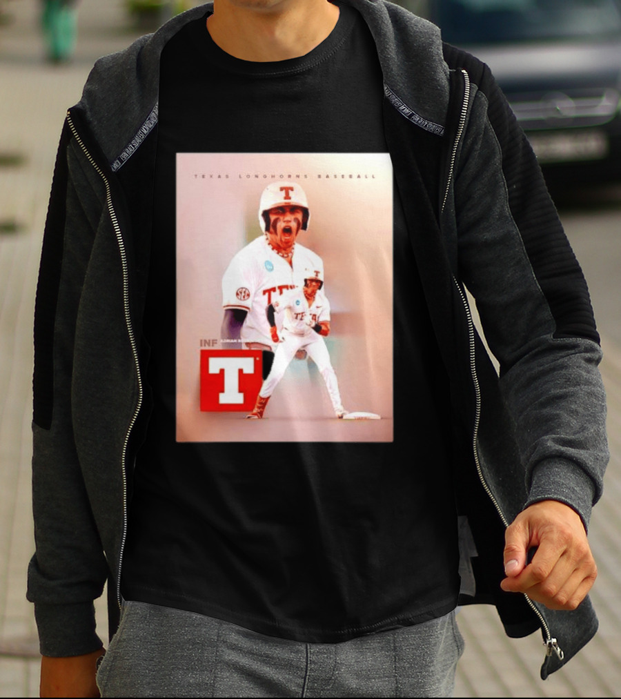Adrian Rodriguez INF Texas Longhorns Baseball Team T-Shirt