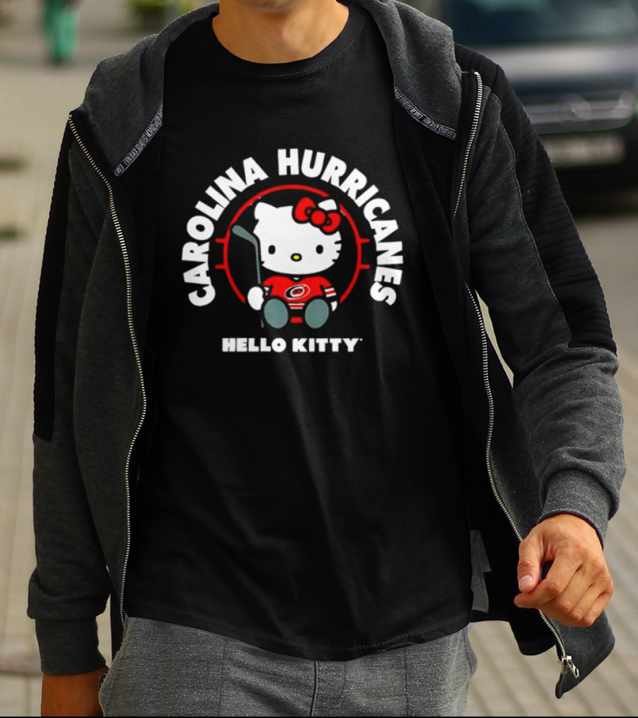 Carolina Hurricanes Hello Kitty Hockey Fan T-Shirt