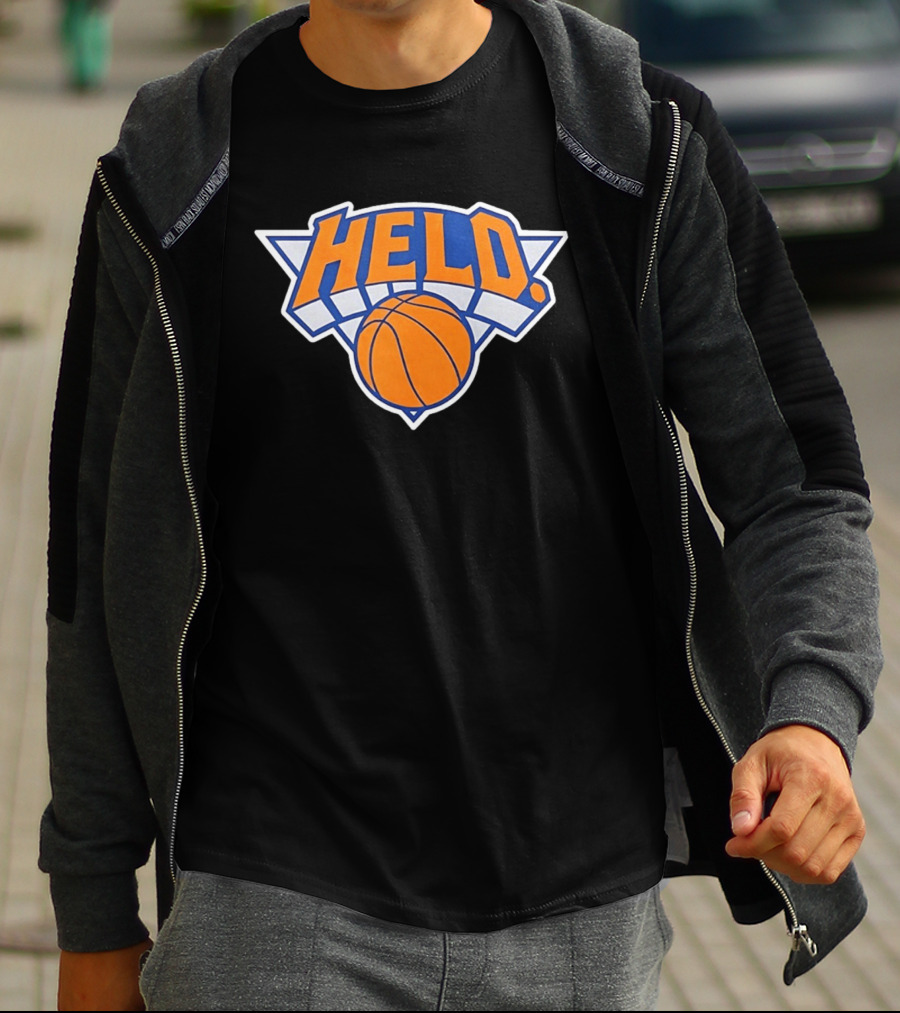 New York Knicks HELD Basketball Team T-Shirt