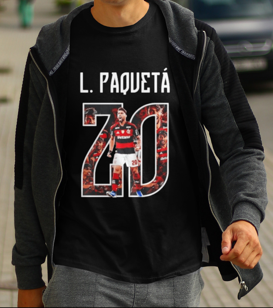 L. Paquetá 70 CR Flamengo Football Fan Collection T-Shirt