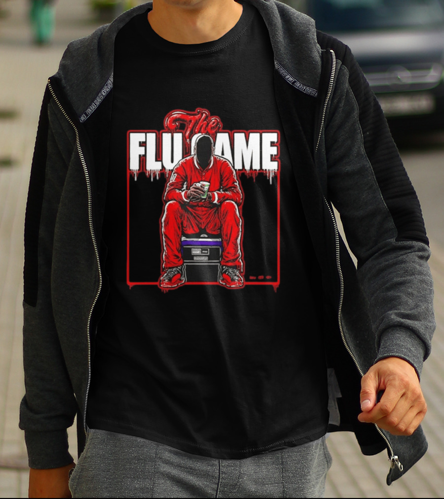 Michael Jordan The Flu Game Chicago Bulls NBA T-Shirt