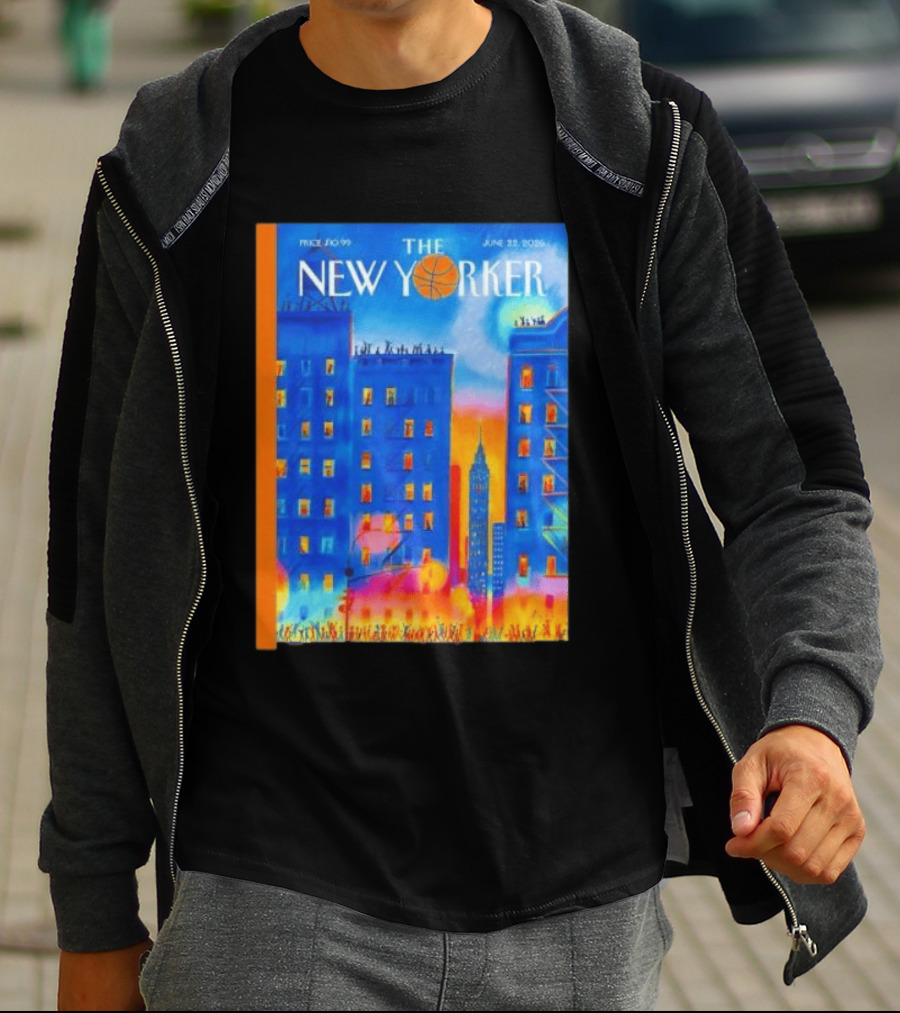 Pierre Emmanuel Lyet The New Yorker June 12 2023 Basketball Art Cover T-Shirt