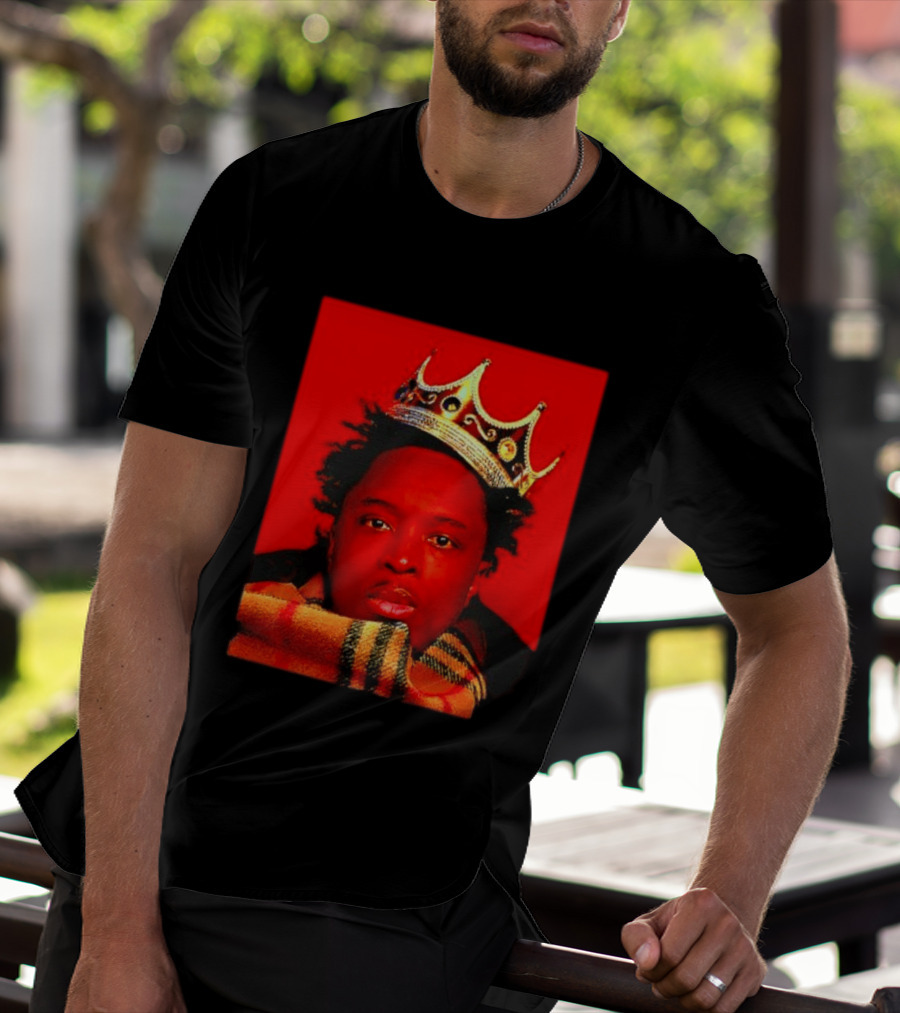 Notorious B.I.G. King Of New York Crowned Burberry Scarf T-Shirt