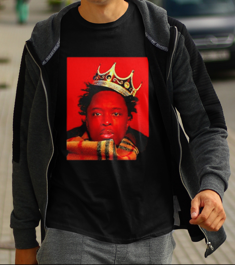 Notorious B.I.G. King Of New York Crowned Burberry Scarf T-Shirt