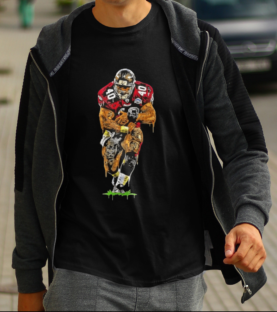 Troy Trojans Baseball Original A Train Football Player T-Shirt