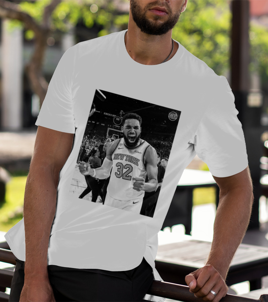Knicks Nation Loud And Proud New York Basketball Karl Anthony Towns Celebration T-Shirt