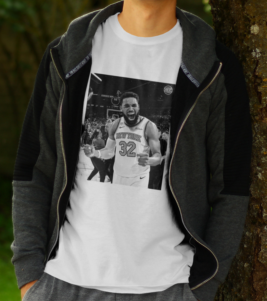 Knicks Nation Loud And Proud New York Basketball Karl Anthony Towns Celebration T-Shirt