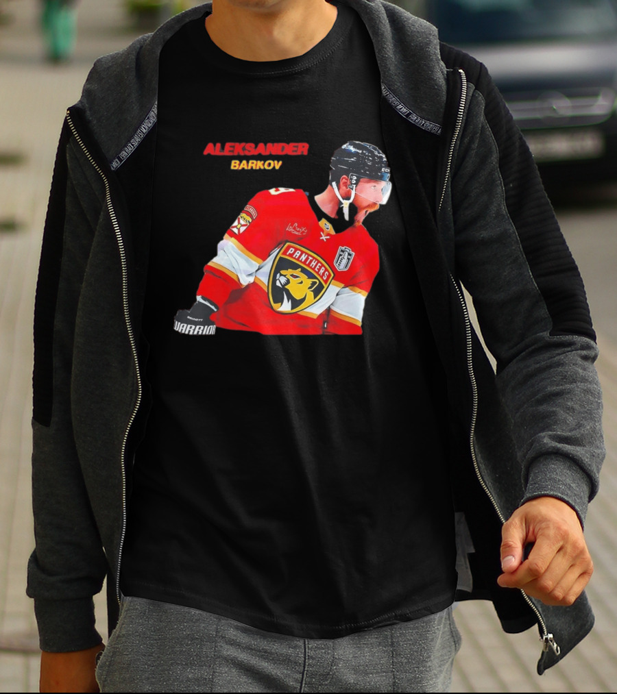 Aleksander Barkov Number 16 Florida Panthers Red Hockey Jersey T-Shirt