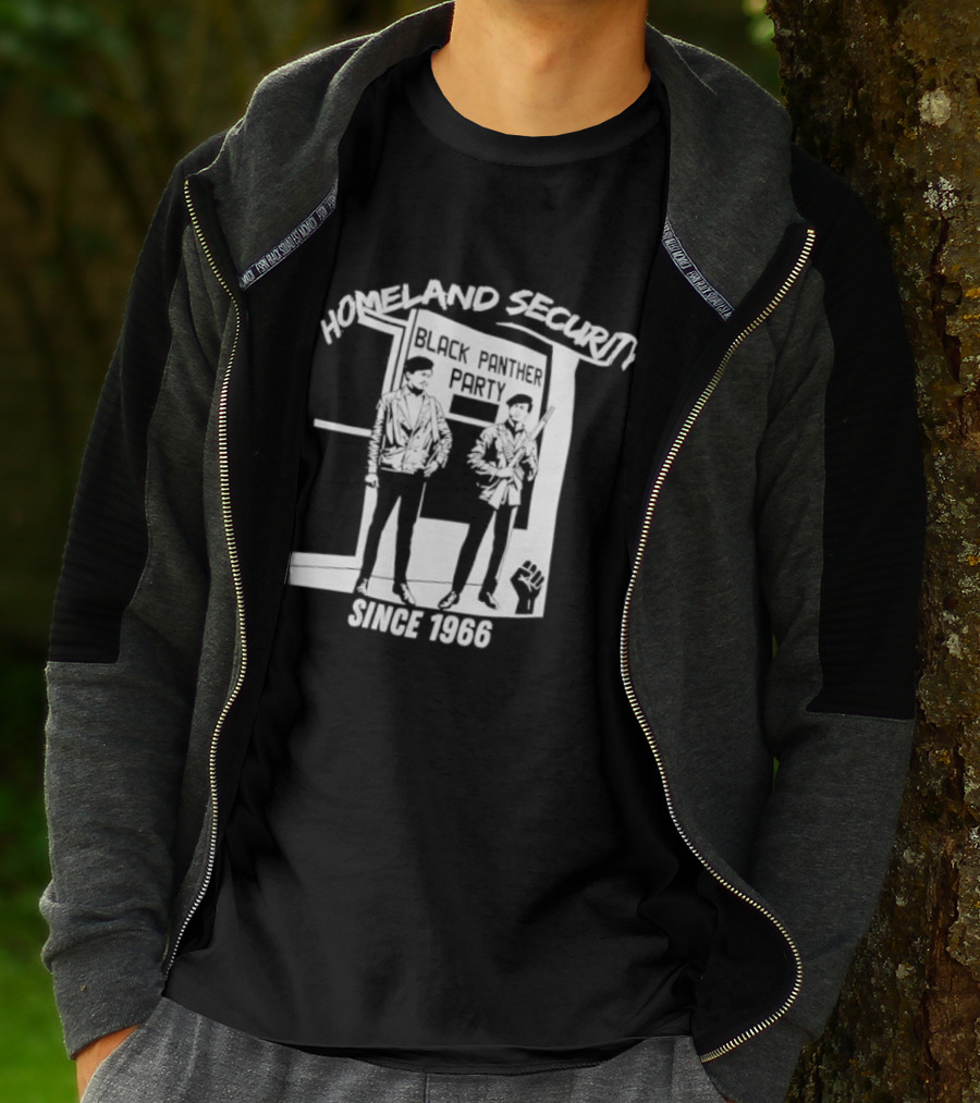 HomeLand Security Since 1966 Black Panther Party T-Shirt