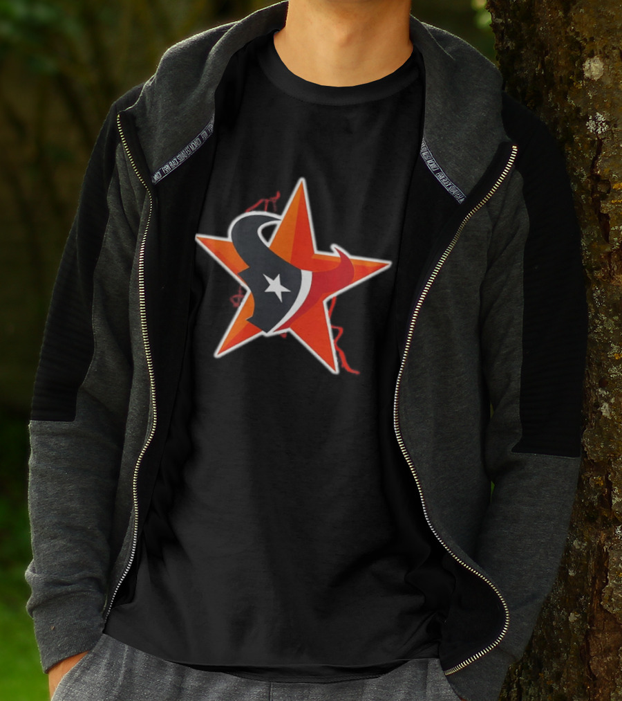 Houston Astros Texans Collaboration 2026 Star T-Shirt