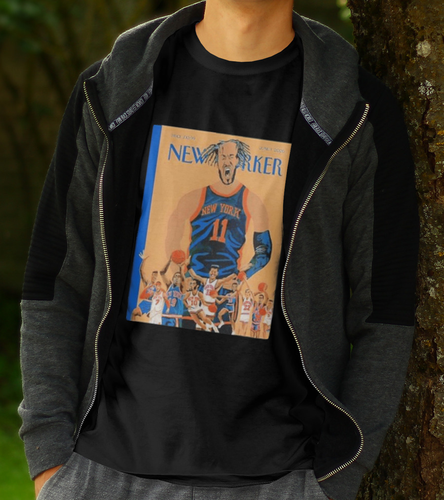 Jalen Brunson New York Knicks June 2026 New Yorker Edition Featuring Basketball Highlights T-Shirt