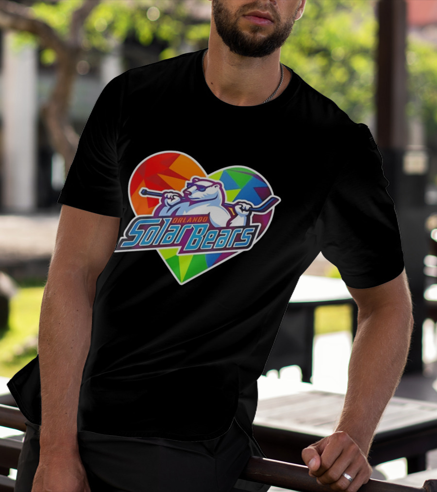 Orlando Solar Bears Pride Night 2026 Heart T-Shirt