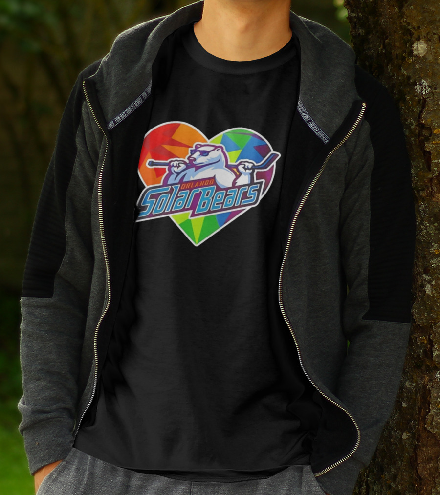 Orlando Solar Bears Pride Night 2026 Heart T-Shirt