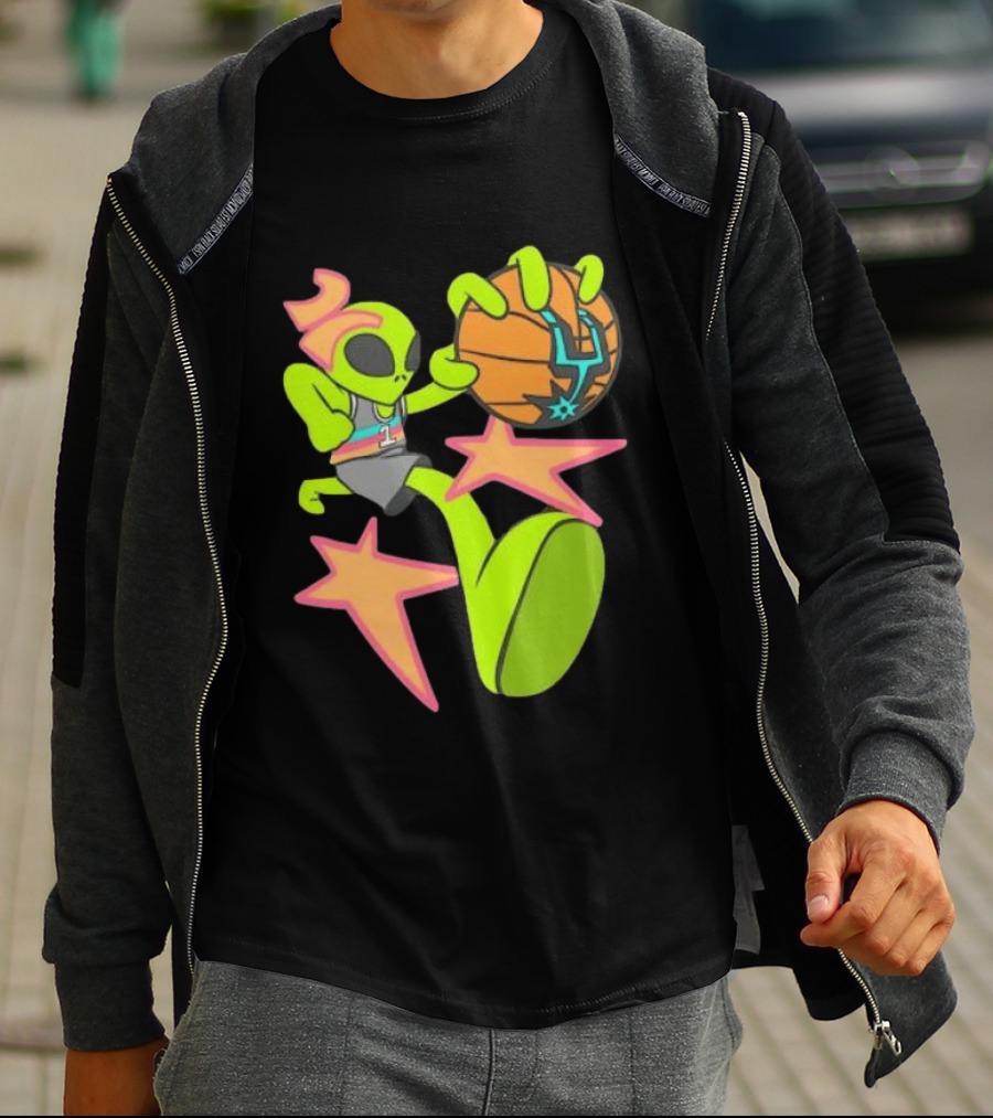 Victor Wembanyama Alien San Antonio Spurs 1 Basketball Star T-Shirt