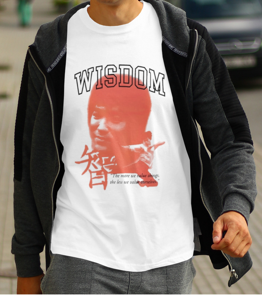 Bruce Lee Awake NY Wisdom Red T-Shirt