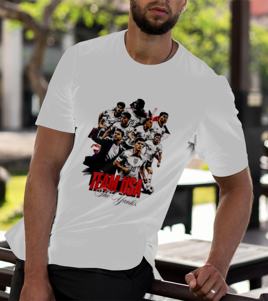 USMNT Christian Pulisic Mauricio Pochettino Team USA The Yanks T-Shirt