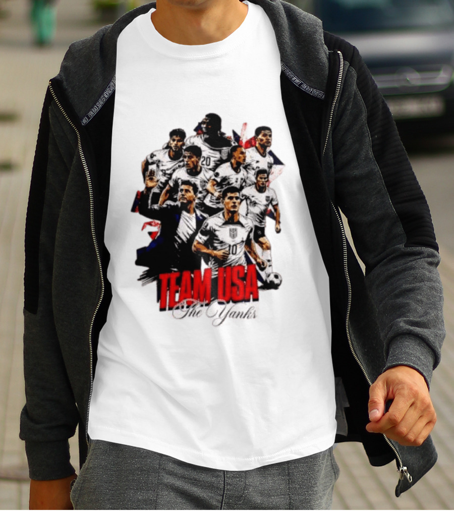 USMNT Christian Pulisic Mauricio Pochettino Team USA The Yanks T-Shirt