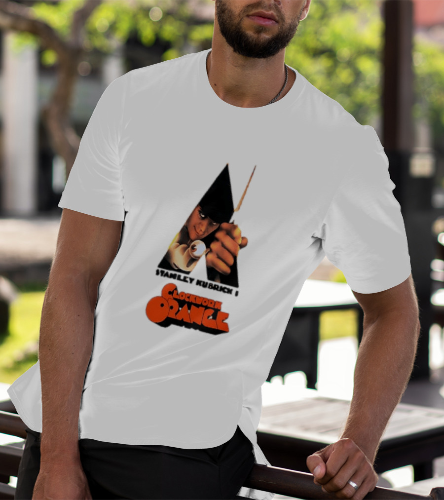 Stanley Kubrick's A Work Orange Alex DeLarge Iconic Film T-Shirt
