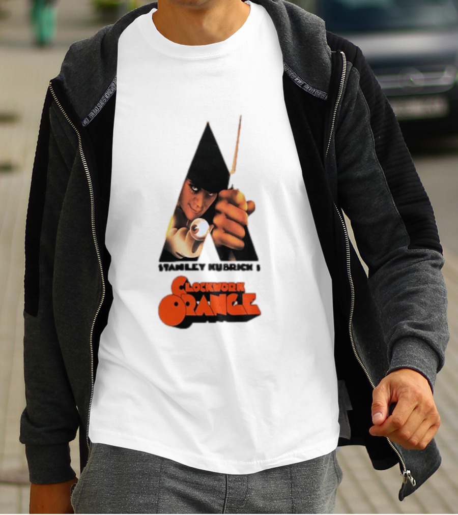 Stanley Kubrick's A Work Orange Alex DeLarge Iconic Film T-Shirt
