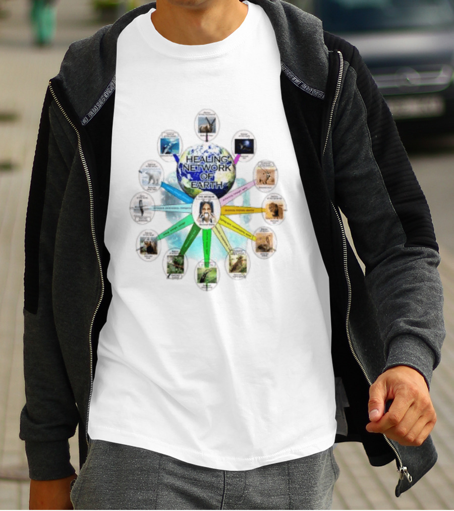 Healing Network Of Earth Spiritual Connections T-Shirt