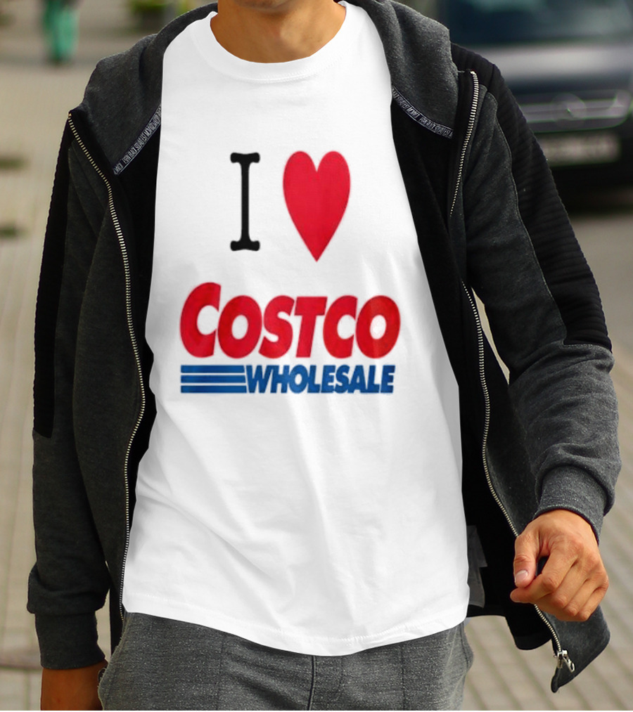 I Love Costco Wholesale Red Heart T-Shirt