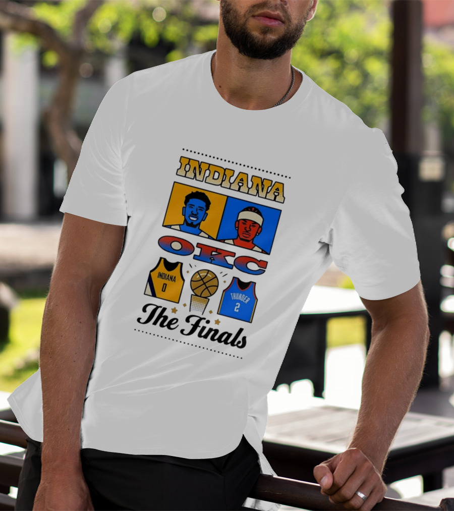 Indiana OKC Basketball The Finals Faceoff T-Shirt