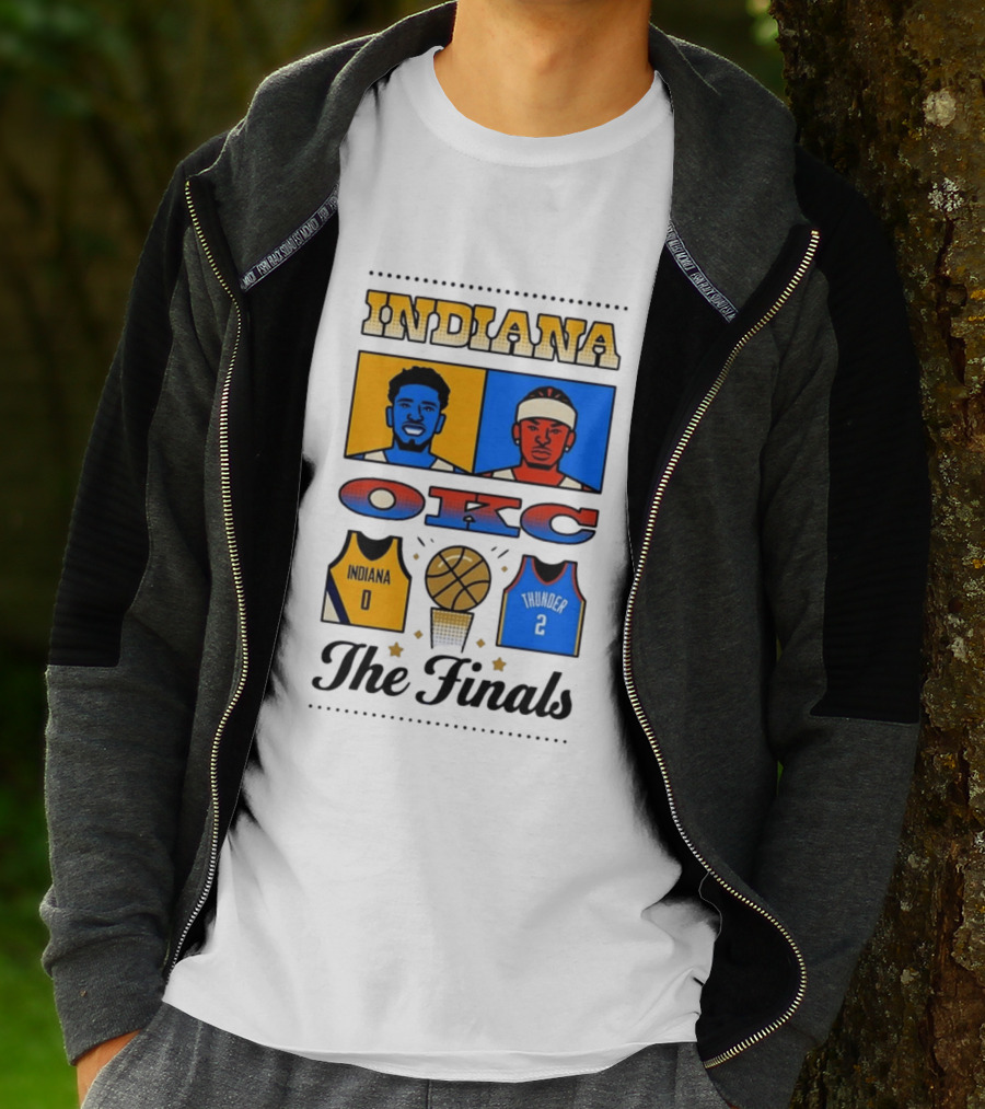 Indiana OKC Basketball The Finals Faceoff T-Shirt
