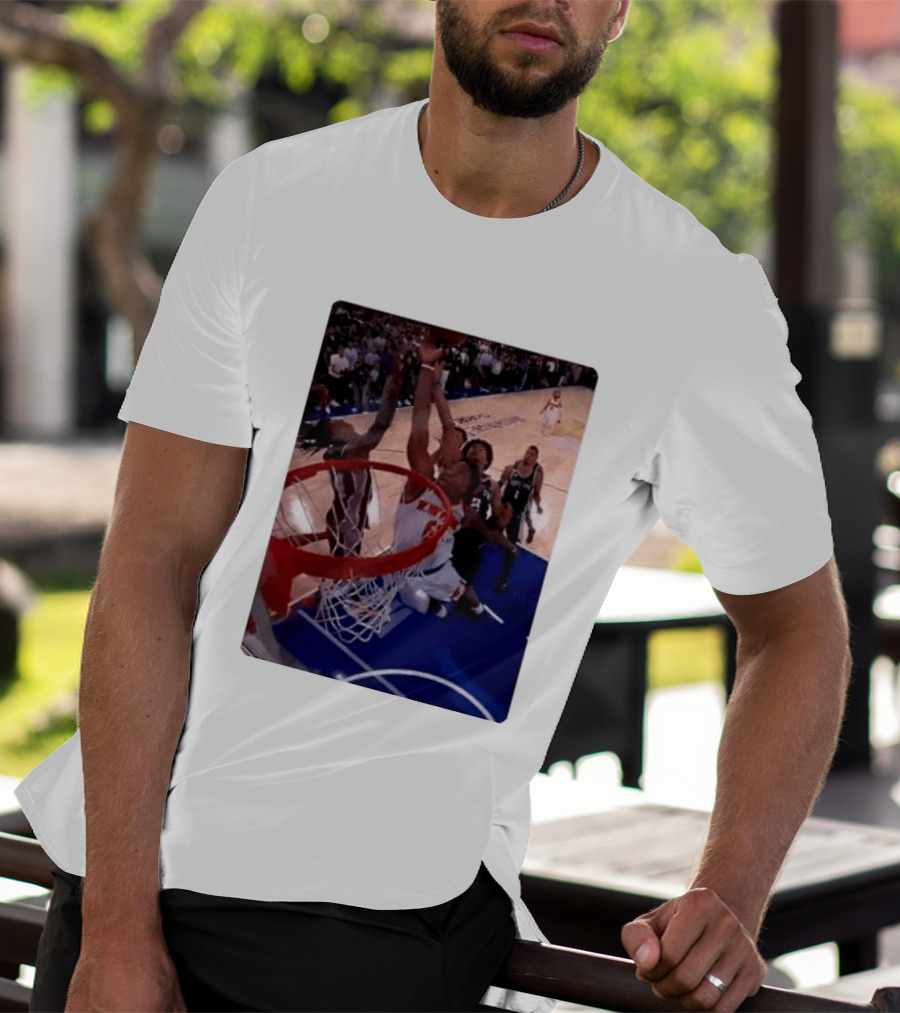 OG Anunoby Laocoon Knicks Game 4 Basketball Moment T-Shirt