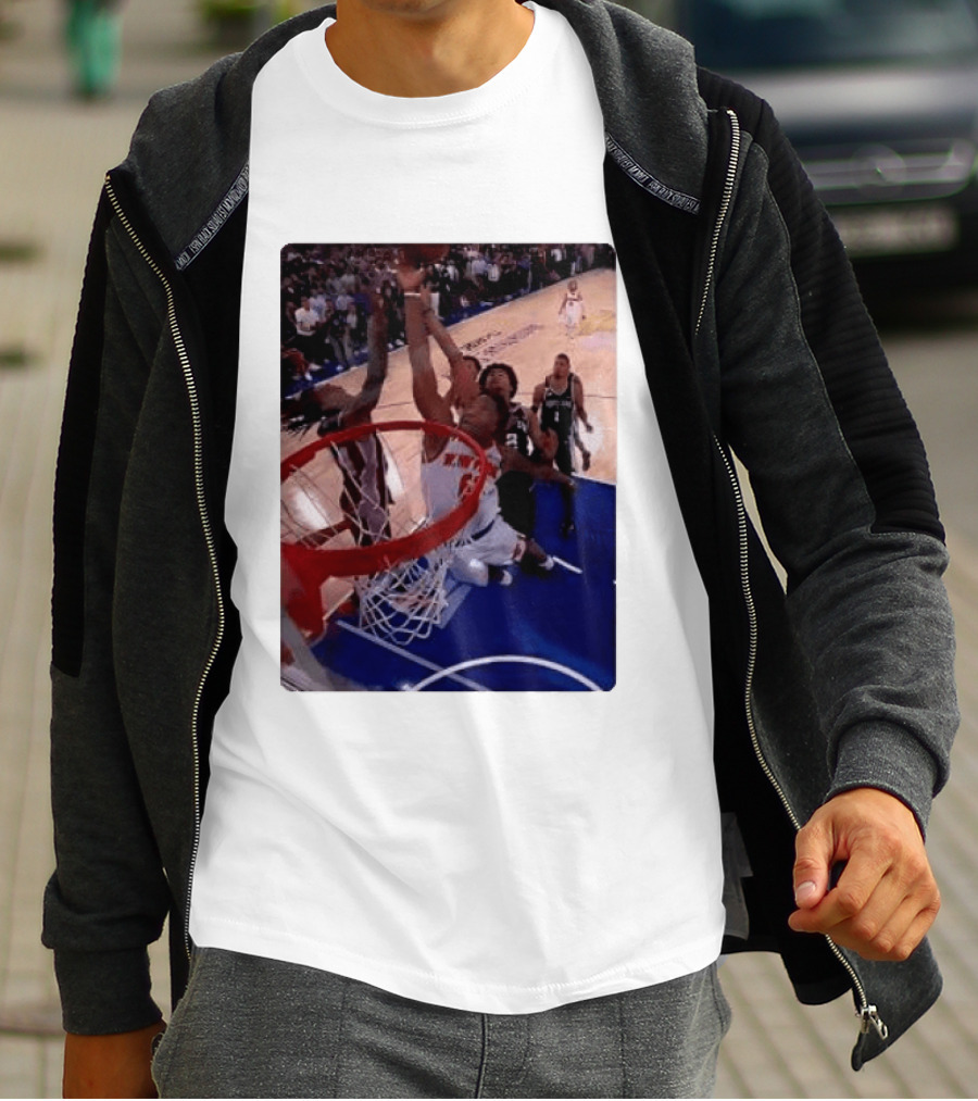 OG Anunoby Laocoon Knicks Game 4 Basketball Moment T-Shirt