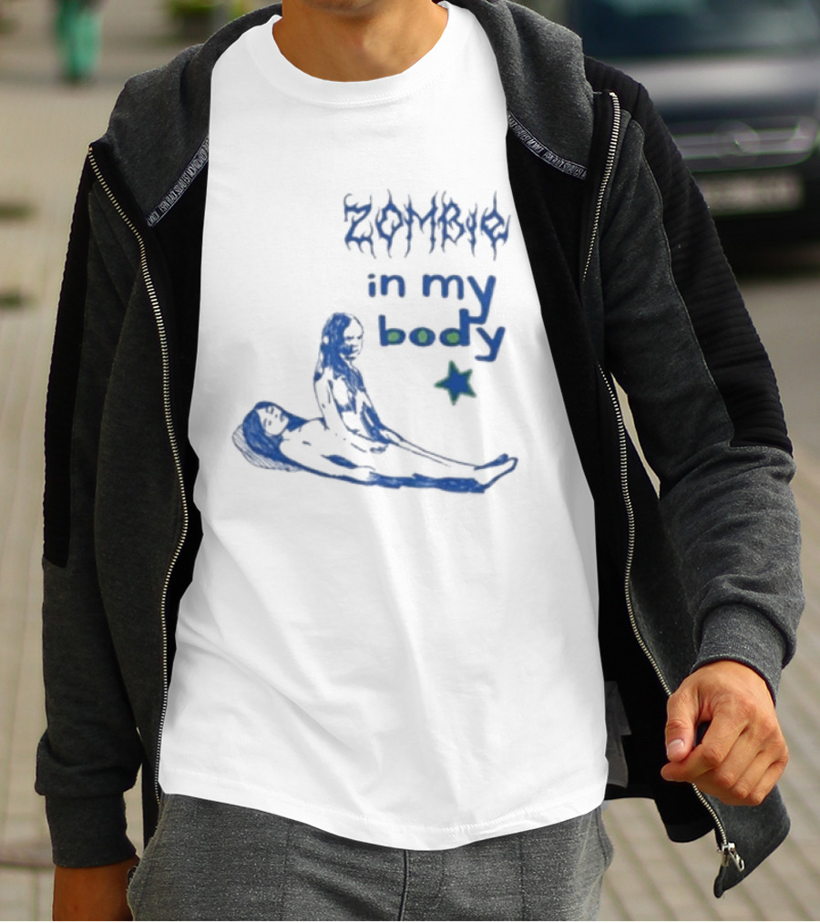 Olivia Rodrigo Zombie In My Body Blue Sketchy T-Shirt