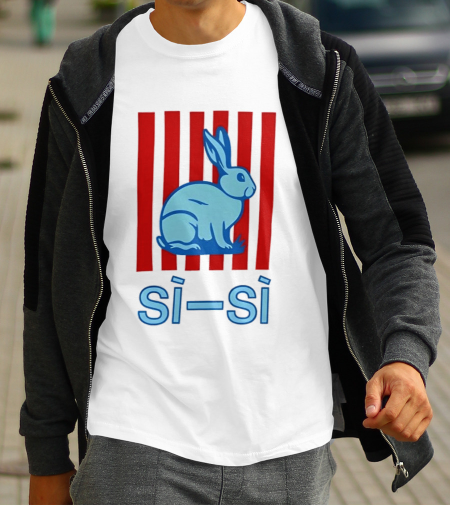 Rm Bottega Veneta Sisi Rabbit Stripes Si Si T-Shirt