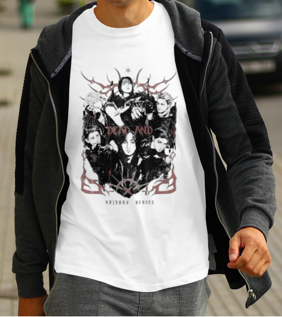 Xdinary Heroes Dead And Ordinary Heroes Dark Red Symbolic T-Shirt