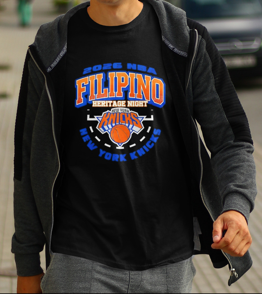 2026 NBA Filipino Heritage Night New York Knicks T-Shirt