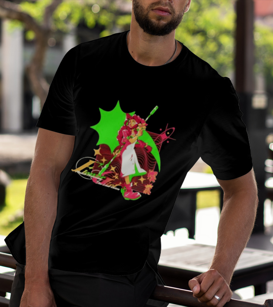 Aerith Gainsborough Final Fantasy VII Flower Girl Planet Protector Last Cetra Fantasy Art Nouveau T-Shirt
