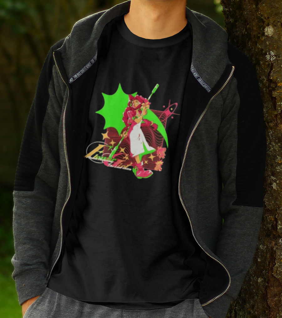 Aerith Gainsborough Final Fantasy VII Flower Girl Planet Protector Last Cetra Fantasy Art Nouveau T-Shirt